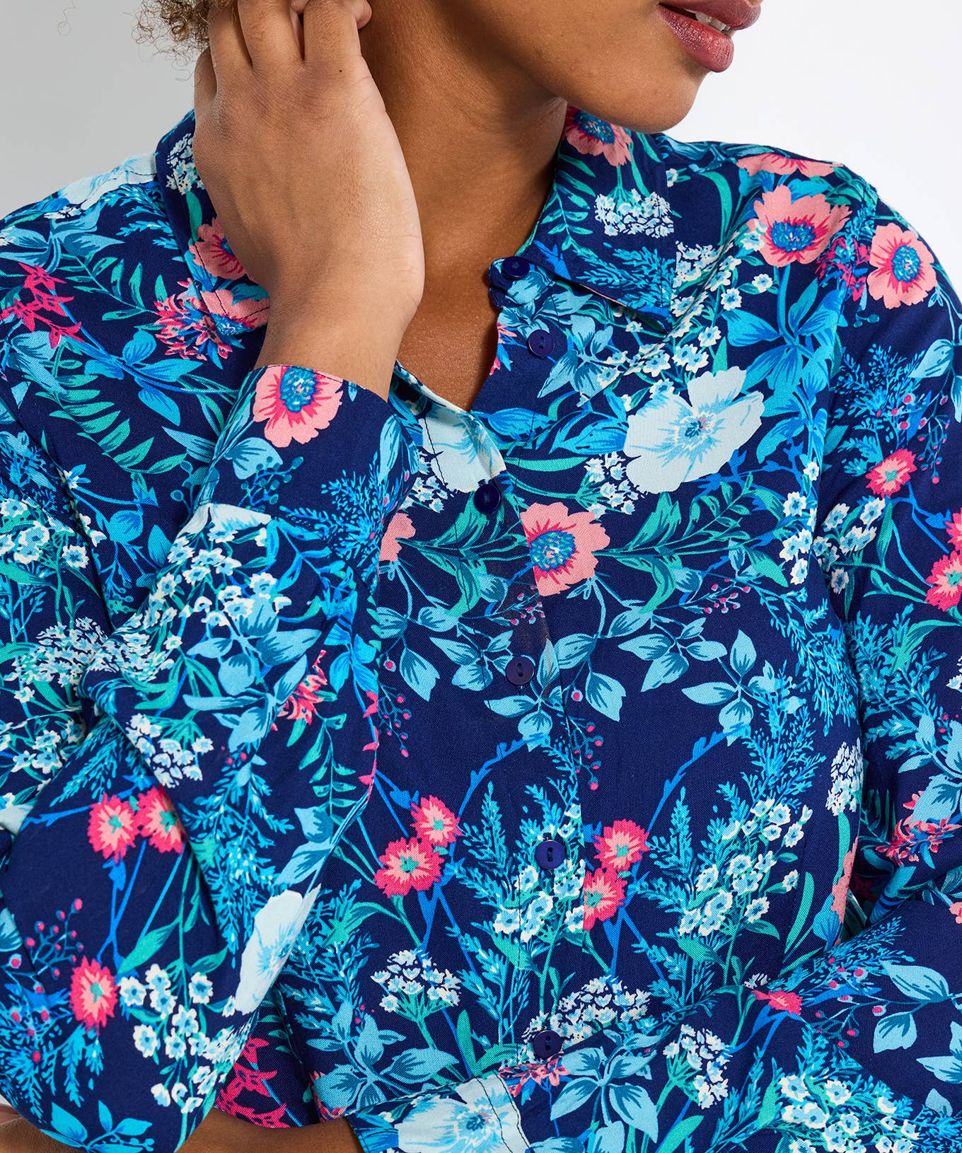 Charming Floral Printed Blouse