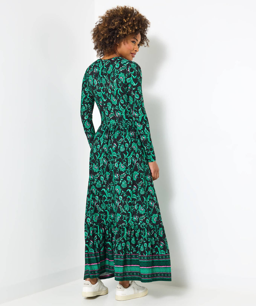 Bella Border Print Jersey Dress