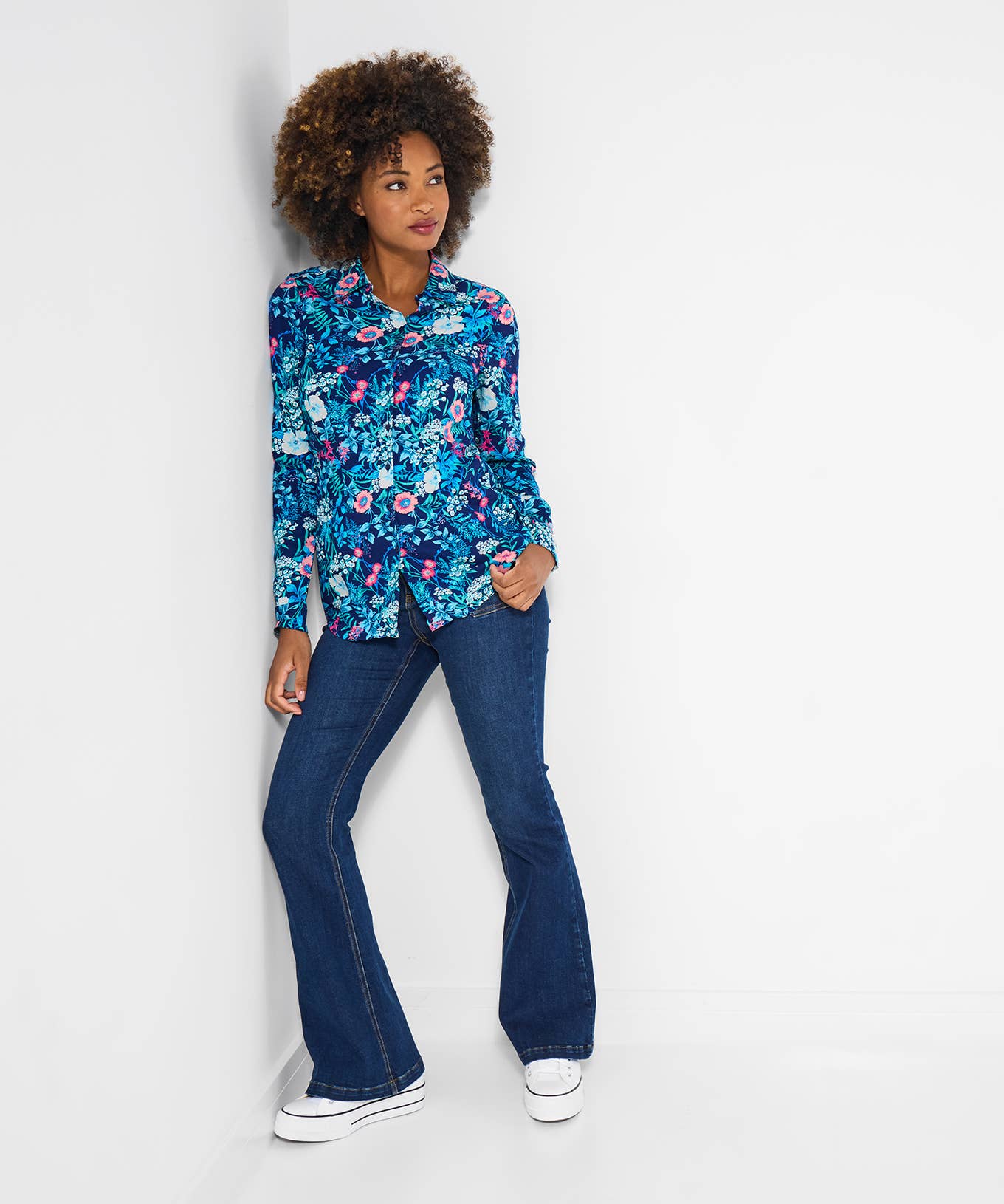 Charming Floral Printed Blouse