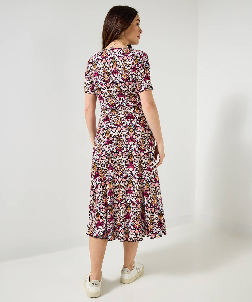 Radiant Reversible Printed Jersey Dress