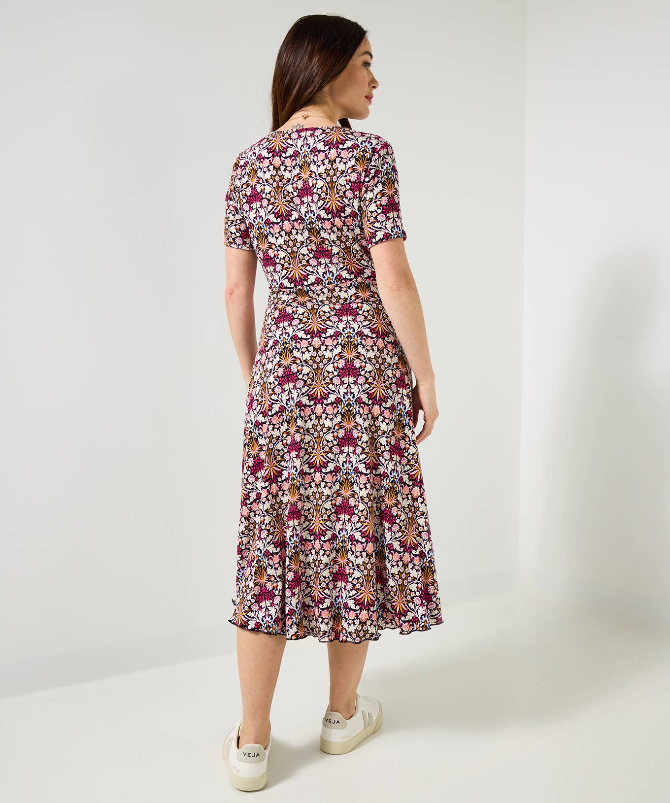 Radiant Reversible Printed Jersey Dress