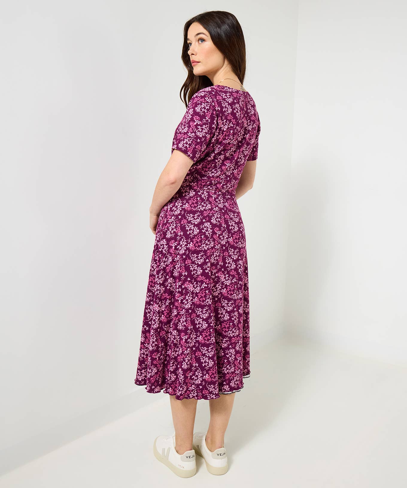 Radiant Reversible Printed Jersey Dress