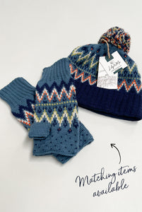 Fair Isle Bobble Hat LM23630SB