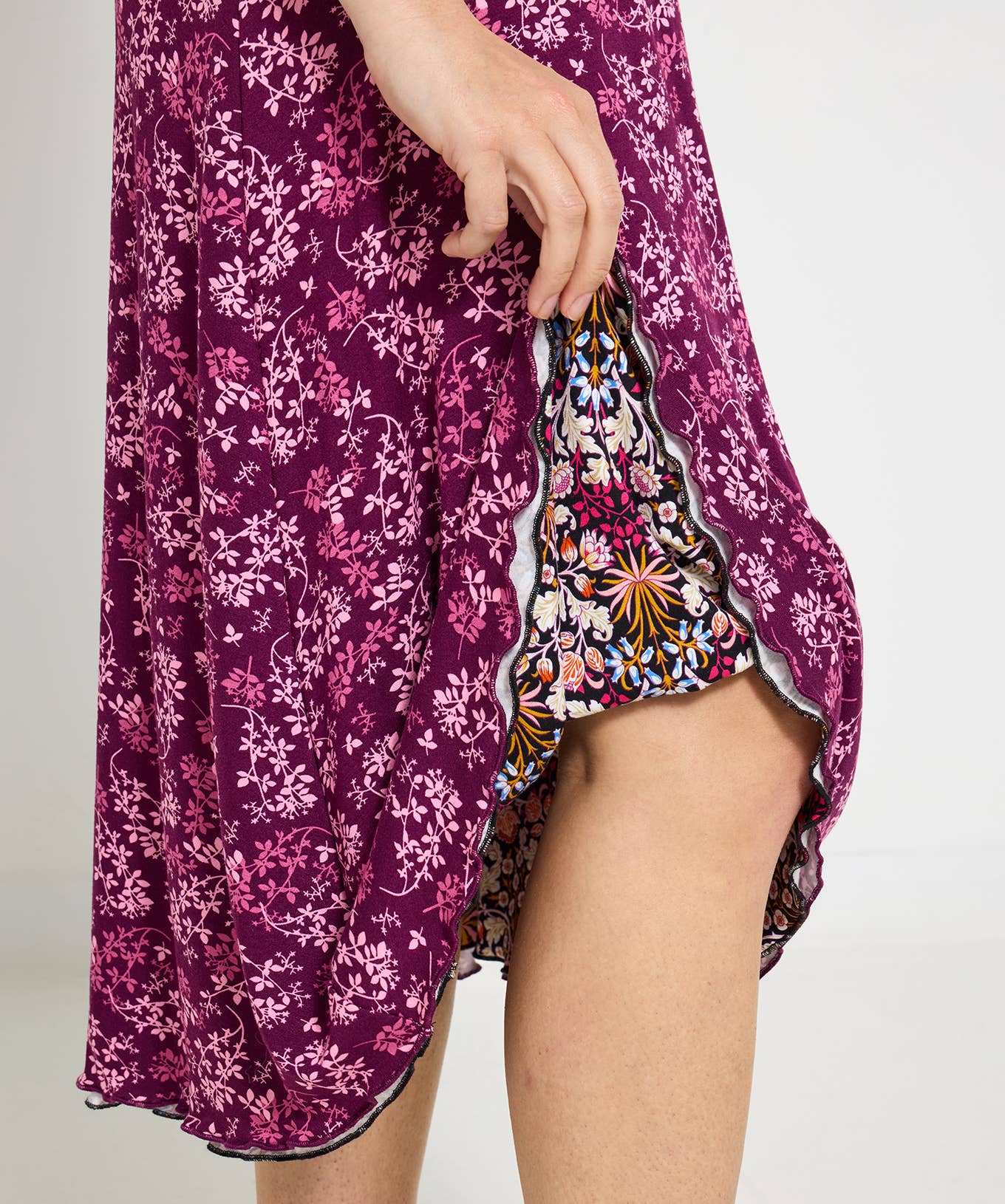 Radiant Reversible Printed Jersey Dress