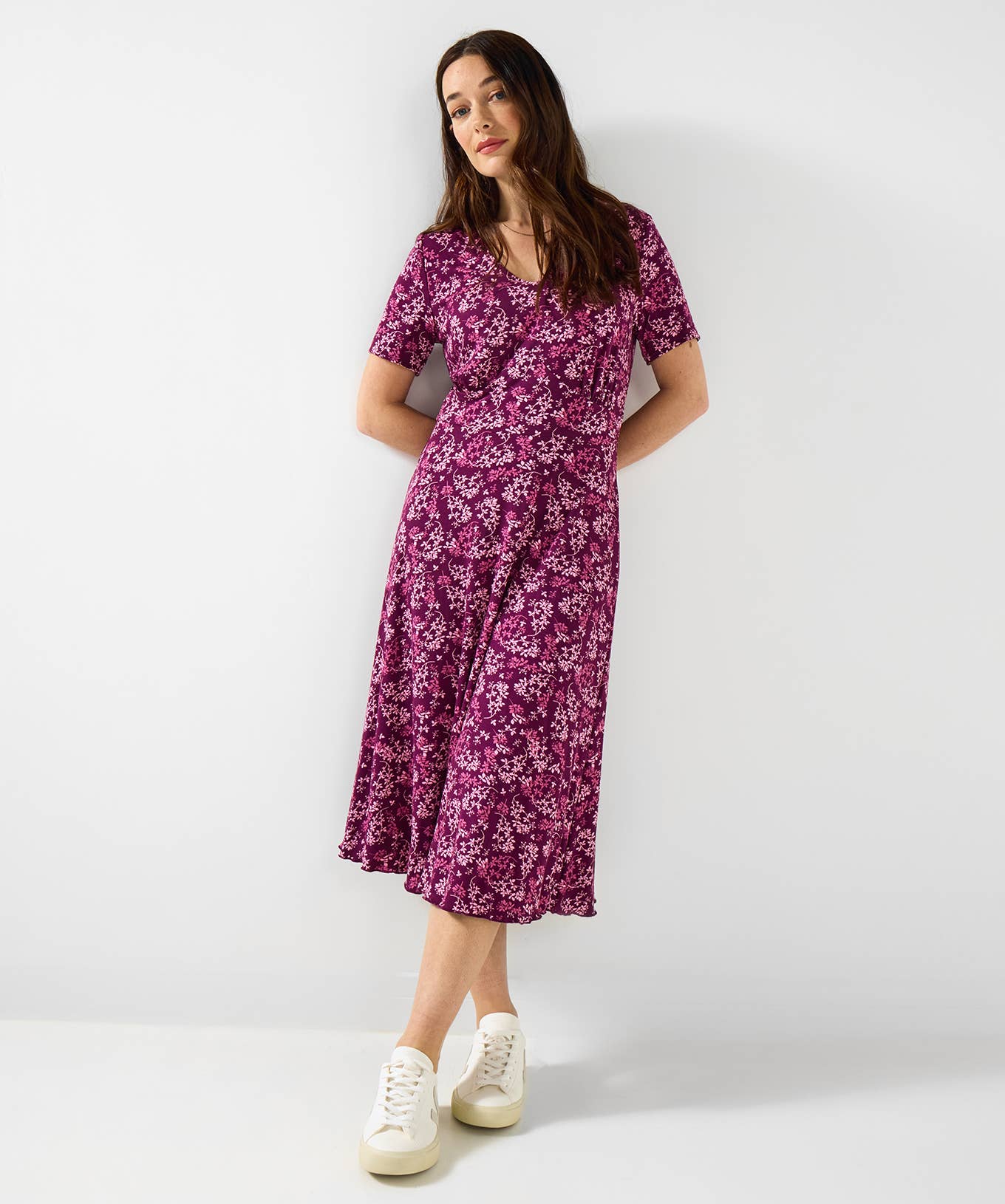 Radiant Reversible Printed Jersey Dress