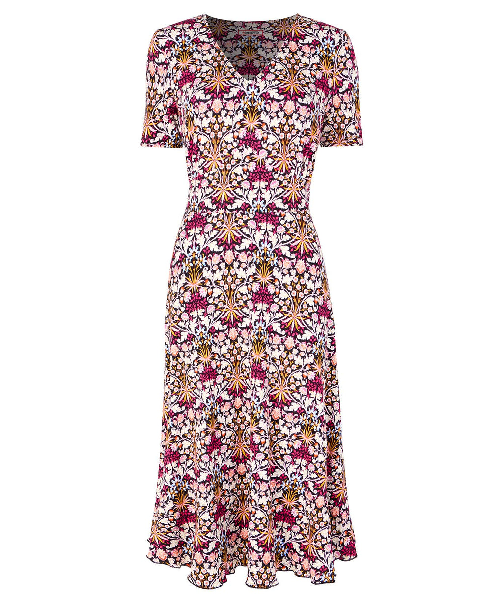 Radiant Reversible Printed Jersey Dress