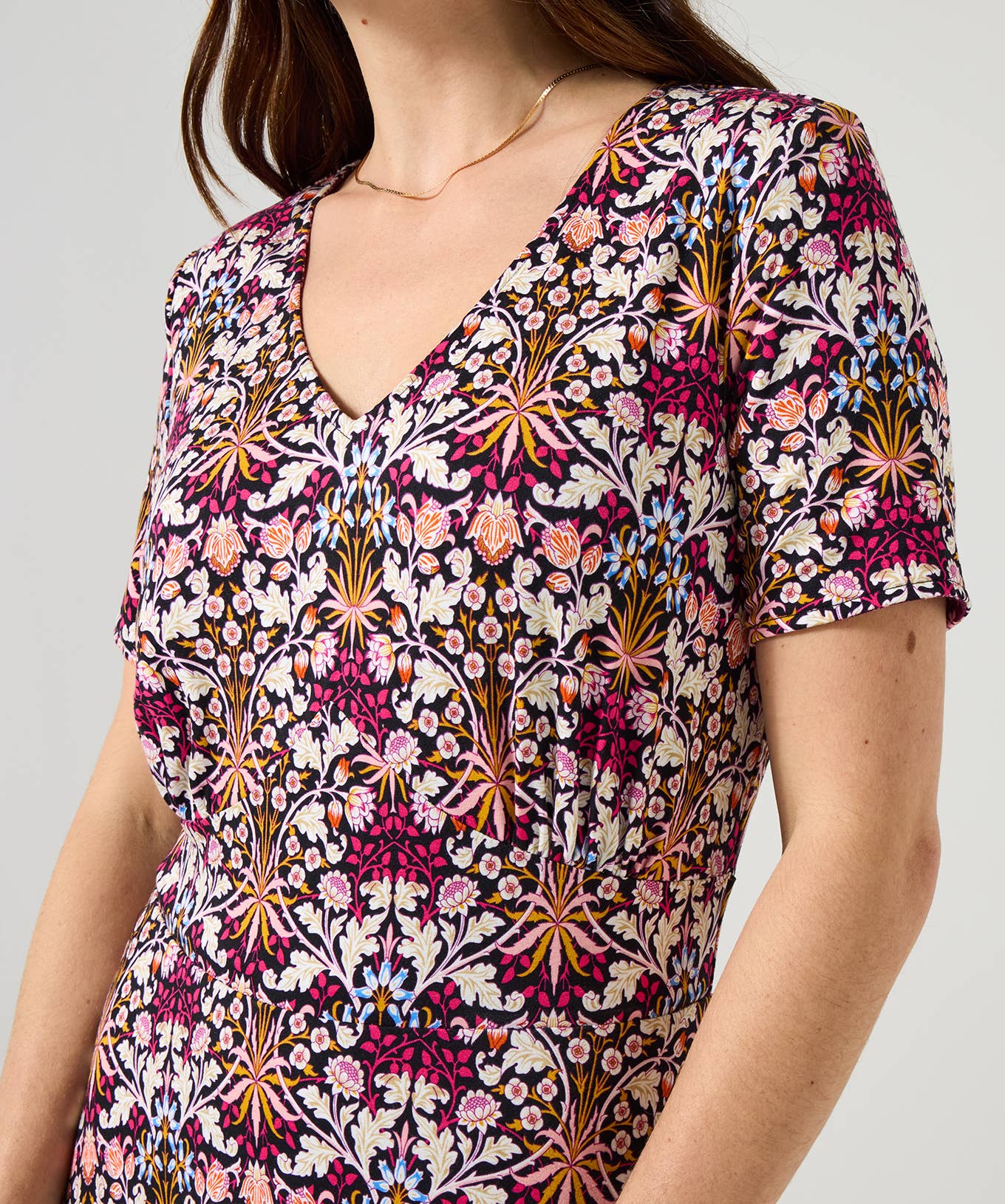 Radiant Reversible Printed Jersey Dress