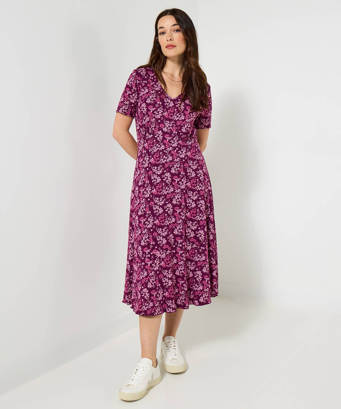 Radiant Reversible Printed Jersey Dress