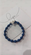 Load image into Gallery viewer, Lupe Hair Tie and Bracelet Silver Bee
