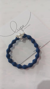 Lupe Hair Tie and Bracelet Silver Bee