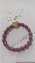 Load image into Gallery viewer, Lupe Hair Tie and Bracelet Gold Heart
