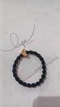 Load image into Gallery viewer, Lupe Hair Tie and Bracelet Gold Angel Wing
