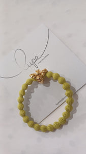 Lupe Hair Tie and Bracelet Gold Bee