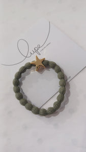 Lupe Hair Tie and Bracelet Gold Star