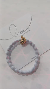 Lupe Hair Tie and Bracelet Gold Angel Wing
