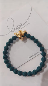 Lupe Hair Tie and Bracelet Gold Bee