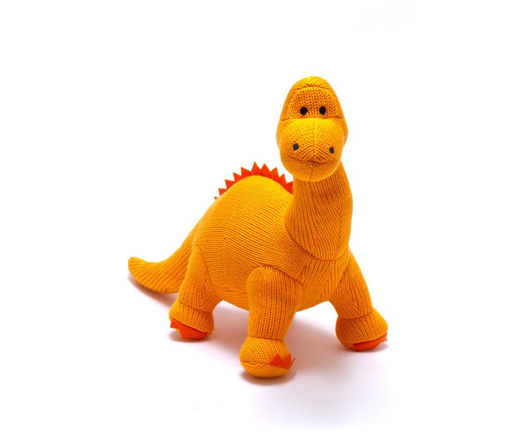 Knitted Diplodocus Rattle BY4136NB