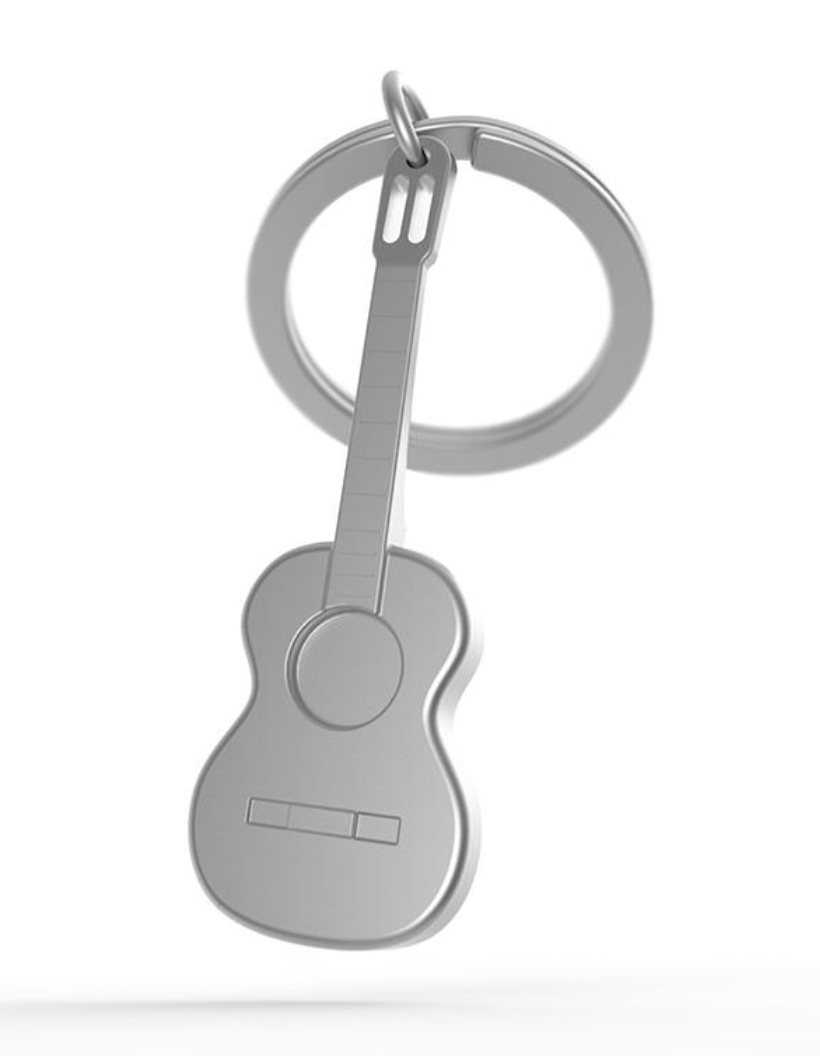 Six String Guitar Keyring