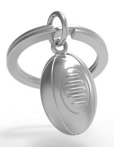 Rugby Ball Keyring