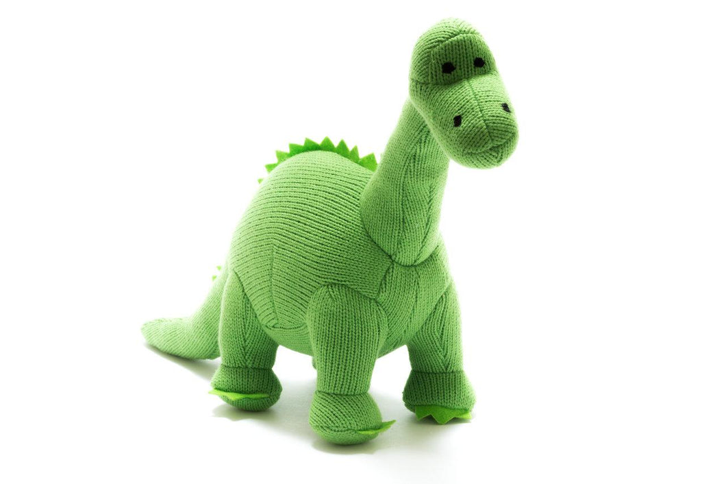 Knitted Green Diplodocus