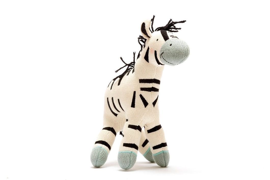 Knitted Organic Zebra