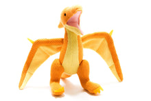 Load image into Gallery viewer, Knitted Yellow Pterodactyl
