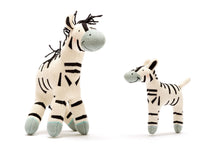 Load image into Gallery viewer, Knitted Organic Zebra
