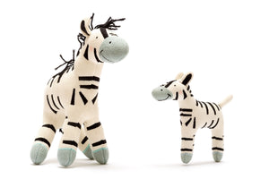 Knitted Organic Zebra